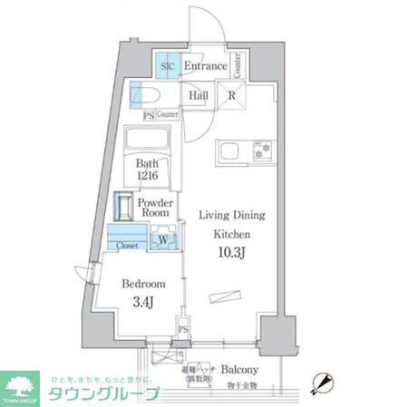 デュオフラッツ板橋大山の物件間取画像
